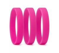 Set 10, 30, 50, 100, 200, 500, 1000 Braccialetti in silicone personalizzabili e colorati, 200x12x2 mm, Personalizzati con testo in serigrafia | Disponibili in 8 colorazioni