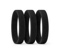 Set 10, 30, 50, 100, 200, 500, 1000 Braccialetti in silicone personalizzabili e colorati, 200x12x2 mm, Personalizzati con testo in serigrafia | Disponibili in 8 colorazioni