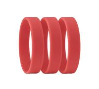 Set 10, 30, 50, 100, 200, 500, 1000 Braccialetti in silicone personalizzabili e colorati, 200x12x2 mm, Personalizzati con testo in serigrafia | Disponibili in 8 colorazioni