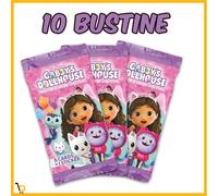 Set 10 Bustine di CARD Sigillate di GABBY 'S DOLL'S HOUSE Dollhouse Panini 2025