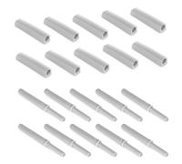 Set 10 Chiudiporta Regolazione 80 mm Ammortizzata in Tecnoplastica Emuca