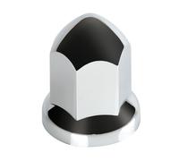 COPRIBULLONI CAMON 10 PZ Ø 32 mm IN ABS CROMATI MONTAGGIO A PRESSIONE DADI RUOTE