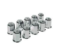 Set 10 Copribulloni In Abs Ï 32 Mm Cromo Abs Copribulloni Camion