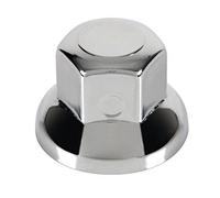 Boater, Set 10 copribulloni testa piatta in acciaio inox - Ø 33 mm - Cromo