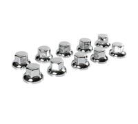 Set 10 copribulloni ruota camion in Acciaio Inox lucidato diametro 33mm