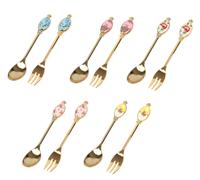 SET 10 cucchiaini e forchette Royal Albert 100 anni (1950-1990)