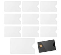 Set 10 custodie protettive per tessere, custodia porta carte, Custodie Protettive Porta Tessere Plastica Custodia Carta,Porta Carta D'Identità per Tessera Sanitaria,Carta Auto,Carta di Assicurazione