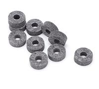 Set 10 Feltrini per Piatti Universali per Batteria Crash Ride Hi-Hat | Protezione Supporto Piatti, Riduce Squilli Metallici, Adatto Montanti Standard, 2,9x2,9x1 cm