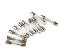 Set 10 fusibili in vetro, 12/32V 1 x 5A 5 x 10A 3 x 15A 1 x 20A Auto