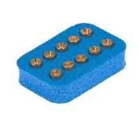 Polini - Set getti massimo Dellorto - 10 pezzi, 6 mm da 180 a 198