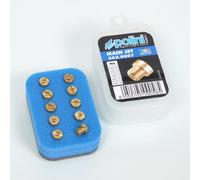 SET 10 GETTI POLINI 362.0007 per DELL'ORTO 6 mm. DAL 160 AL 178 (incremento 2)
