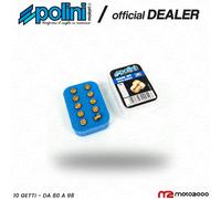 SET 10 GETTI POLINI 6 mm DELL ORTO KEIHIN MIKUNI 80-82-84-86-88-90-92-94-96-98