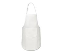 Set 10 Grembiule Cucina Uomo Donna in TNT- Grembiule Barbecue Unisex - Regolabili con Tasca Centrale - Idea Regalo Disponibile in Diversi Colori (Bianco)