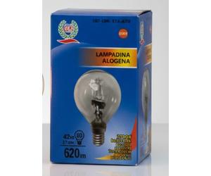 Set 10 Lampadine Alogene Goccia E14 42W - Luce Calda e Brillante Maxi Risparmio