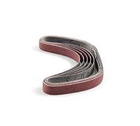 SET 10 nastri stretti x LEVIGATRICE A NASTRO ARIA PNEUMATICA 330x10mm