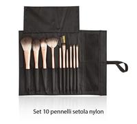Set 10 pennelli setola nylon per trucco make up