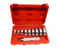 SET 10 PEZZI ESTRATTORI CUSCINETTI BOCCOLE CON VALIGETTA RUOTE AUTO MOTO CAMION