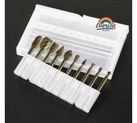 Set 10 Pezzi Punte Frese In Metallo HSS 3mm Incisioni Dremel e Mini Trapano