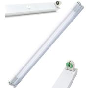 SET 10 PLAFONIERA PLAFONIERE INSTALLAZIONE A SOFFITTO PARETE PER TUBI NEON A LED