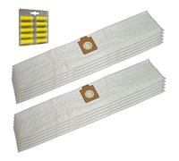 Set 10 Premium Sacchetti + 10 Profumi per Aspirapolvere Lux 140701508, DP 9000, DP9000, Powerprof Classic
