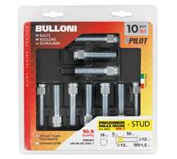 SET 10 PRIGIONIERI MILLE RIGHE BULLONI DADI PERNI ACCIAIO PER DISTANZIALI 16MM