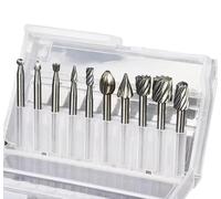 Set 10 Punte Frese HSS 3mm Incisione Legno Metallo Mini Trapano Dremel
