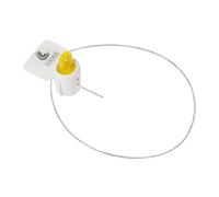 Set 10 Sigilli di sicurezza, cavo in acciaio inox con guaina in pvc