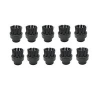 Set 10 Spazzole Nylon Compatibile con Dupray Pulitore a Vapore