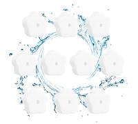 Set 10 Spugne Assorbenti per Idromassaggio - Assorbitore di Olio Galleggiante Riutilizzabile verso Pulizia Spa e Piscina | Forme e Polpo | Hobby Alta Qualità Modello Kit Professionale Set Casa