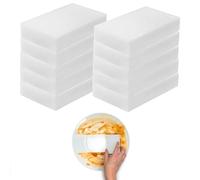 Set 10 Spugne Toglimacchia - Kit 10 Spugne Magiche Elimina Macchie per ogni Tipo di Superficie, 10x6.40x2.50cm, Bianco