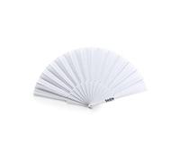 Set 10 Ventaglio Pieghevole Personalizzato con Logo, Nome o Data Evento - Ventaglio da Borsetta Bianco Personalizzabile per Matrimonio Battesimo Compleanno - Bomboniera Estiva Idea Regalo (Set da 10)