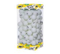 Set 100 Palline Ping Pong Ø38 mm Serie Training Bianco