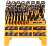 SET 100 PZ CACCIAVITI ASSORTITI+INSERTI + BUSSOLE TOLSEN