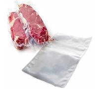 Set 100 Sacchetti Sottovuoto per Alimenti - Conservazione Ottimale di Carne, Pesce, Verdure, Multistrato con Filtro Anti-UV, Non Adatti al Microonde, 15x25cm