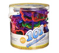 Set 101 Formine per biscotti in plastica lettere numeri e forme varie Wilton
