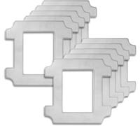 Set 10pz Accessori Ricambio Panni Compatibili Ecovacs winbot W2S Omni Heykewi