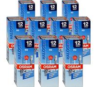 Set 10X Osram Original Line H3 Alogena 12V 55W Attacco PK22s Lampadina