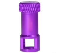 Set 11 Coperchi Valvola per presta in Lega Alluminio CNC Set | Lega alluminio CNC, finitura anodizzata, resistenza usura, protezione per polvere, 11 pezzi(Purple)