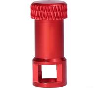 Set 11 Coperchi Valvola per presta in Lega Alluminio CNC Set | Lega alluminio CNC, finitura anodizzata, resistenza usura, protezione per polvere, 11 pezzi(Red)