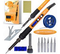 Set 11 in 1 di saldatore di precisione con display Rosfix Orange Rottweiler OR60