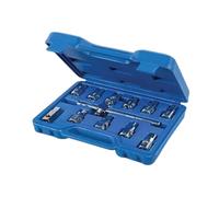 SET 11PZ DI CHIAVI BUSSOLA PER TAPPI SCARICO OLIO TRIANGOLO ESAGONALE QUADRATO