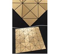 Set 12 adesivi per piastrelle,adesivi murali in mosaico 3D autoadesivi (30x30cm)