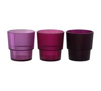 Set 12 Bicchiere acqua 300 ml viola, in plastica PS, Shades of Provence, Unico