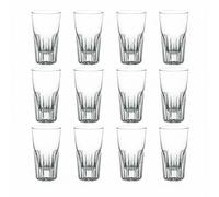 Set 12 Bicchiere da Liquore in Vetro pesante per Amari Digestivi e caffe freddo