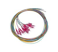 Set 12 Cavi Pigtail Fibra Ottica Colorati Connettori Lc Om4 Simplex 2 Mt