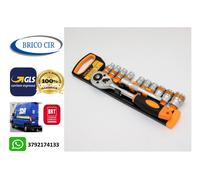 Set 12 chiavi a bussola esagonali 1/2 con cricchetto bussole da 10 a 24 EPICA S