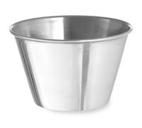 Set 12 ciotoline inox per salse Ø93mm 230ml Hendi 400050