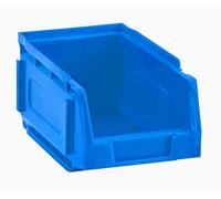 Set 12 contenitori in PEHD a bocca di lupo L 105 x H 85 x P 163 - Blu