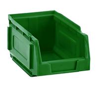 Set 12 contenitori in PEHD a bocca di lupo L 105 x H 85 x P 163 - Verde