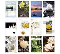 Set 12 einfuehlsame trauer Cartoline con buste - Assortimento il dolore - il dolore Card - beileid carta - beileid Karten (doppia copertura/biglietti con buste)